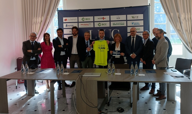 I vertici della Liuc, le amministrazioni comunali coinvolte e i partner della Liuc Run durante la presentazione