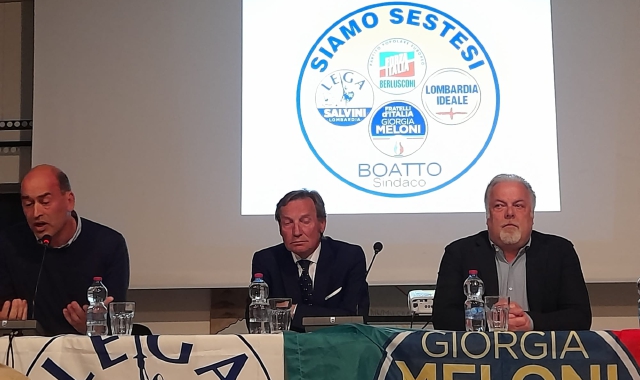 La serata di presentazione del candidato sindaco maio Boatto