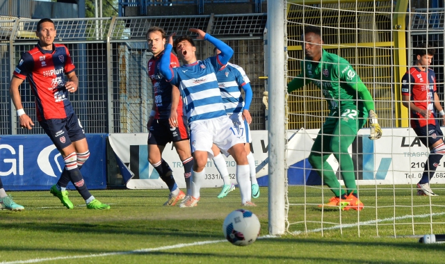 La Pro Patria ha sprecato diverse occasioni  (foto Blitz)