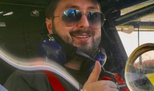 Venegono, Nicolò Maja in volo il 3 maggio
