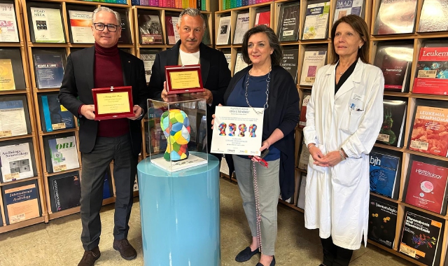 La Testa d’Arista donata alla Pediatria di Busto da Bressani (Foto Asst Valle Olona)