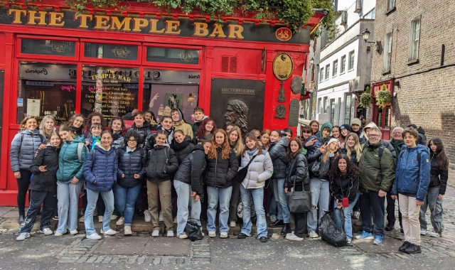 Gli studenti del Cairoli a Dublino