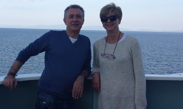 Maria Rita Re con il marito Maurizio Cozzi (foto Redazione)