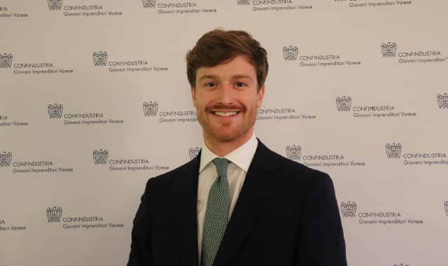 Pietro Conti, il nuovo presidente del Gruppo Giovani Imprenditori (Foto Confindustria Varese)