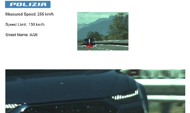 In autostrada a 255 all'ora: maxi multa e via la patente
