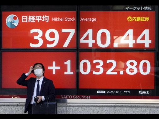 Borsa: Tokyo, apertura in rialzo (+0,54%)