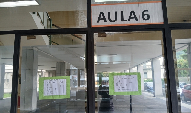 L’aula dell’udienza preliminare