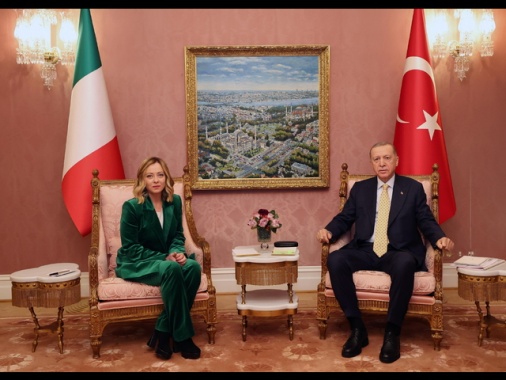 Erdogan a Meloni, Italia riconosca lo Stato Palestinese