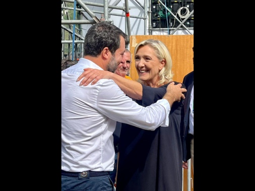 Salvini, Meloni su Le Pen? Bene che Marine sia stimata