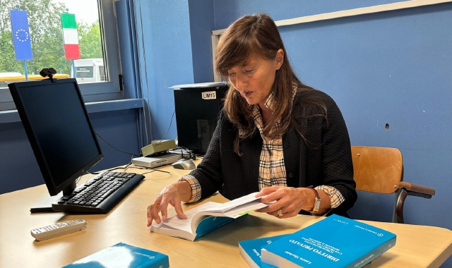 la docente Laura Morlotti ha tenuto un incontro al liceo Ferraris