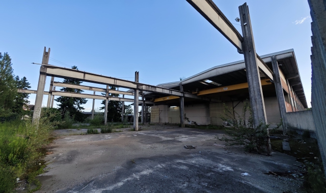 Il luogo della caduta (foto Canevari - Blitz)