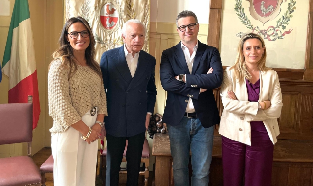 La presentazione a Gallarate (foto Domenico Ghiotto - Agenzia Blitz)