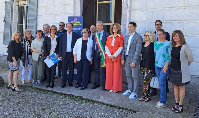 L’inaugurazione dell’ufficio di prossimità