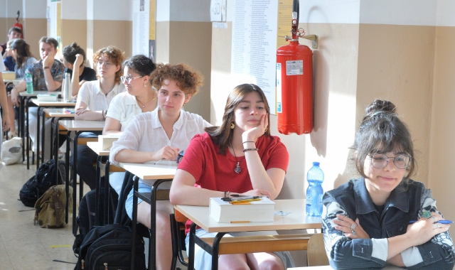 Studenti alle prese con la maturità l’anno scorso
