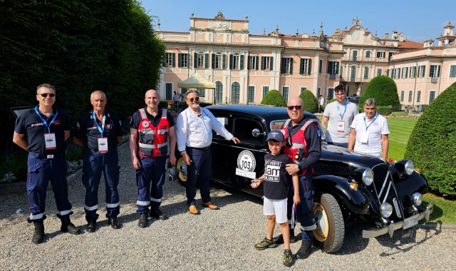 La Citroen Traction Avant B di Maurizio e Michele Ciatti (foto Giuseppe Macchi)