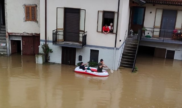 Maltempo a Malnate, famiglie bloccate