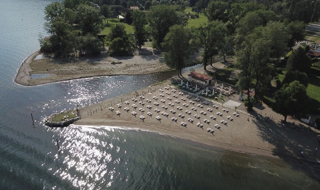 La foce del fiume Erno a Lesa