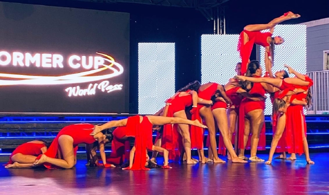 Un momento di un‘esibizione