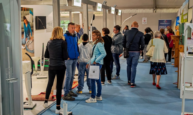 I padiglioni della Fiera alla Schiranna (foto Matteo Canevari, Agenzia Blitz)