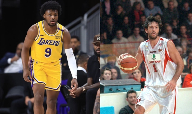 Bronny James e Dino Meneghin 