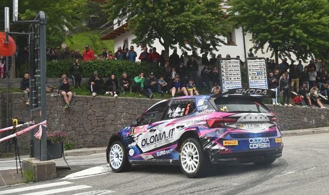 Simone Miele e Luca Beltrame con la Skoda Fabia RS del team Dream One racing di Marnate (Giuseppe Macchi)