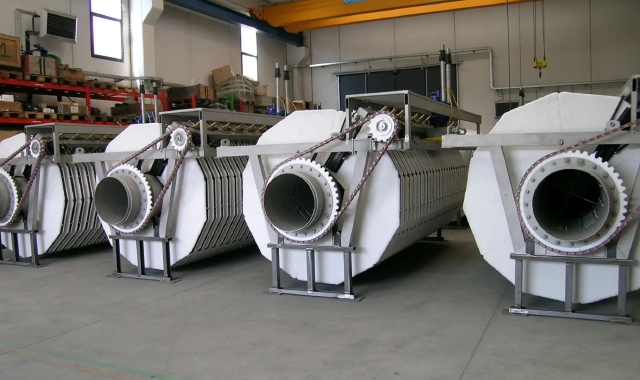 Alla scoperta dei filtri a tela: americani al depuratore di S. Antonino