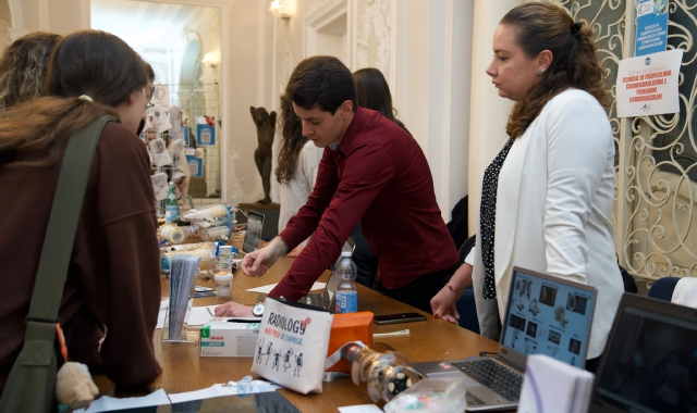 Il Salone delle professioni sanitarie organizzato a Villa Recalcati  (foto Blitz)