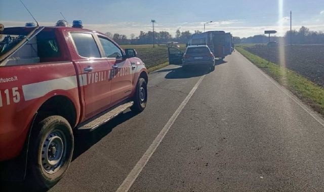 I soccorsi dei vigili del fuoco