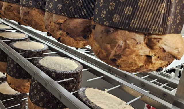 La produzione industriale del Pan da Saron (foto Blitz)