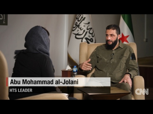 Leader ribelli Jolani a Cnn, 'obiettivo è rovesciare il regime'