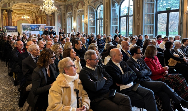 La premiazione nel Salone Estense  (Foto Andrea Cogotti di Agenzia Blitz) 