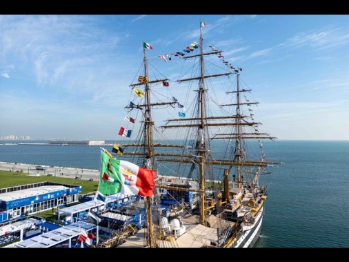 Vespucci in 'Gran Gala' per celebrare la festa del Qatar
