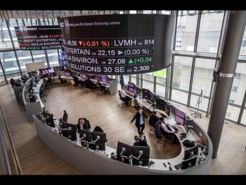 Borsa: l'Europa apre in calo, Parigi (-0,41%), Londra (-0,38%)