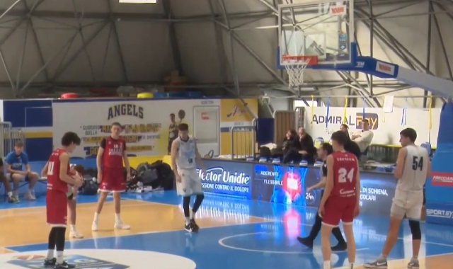 Un momento del match