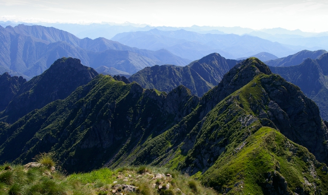 La vista dalla Cima Marsicce (foto Giancarlo Martini)