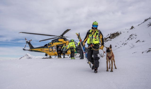 Soccorso in montagna, le “Volpi” della Gdf in prima linea