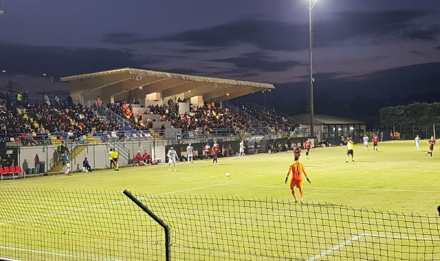 Lo stadio Felice Chinetti di Solbiate Arno