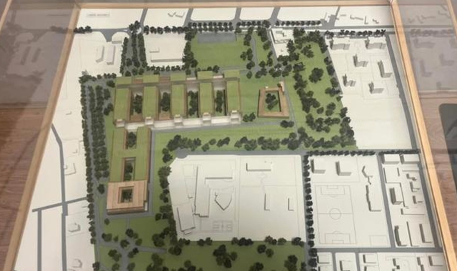 Il plastico del futuro ospedale unico Grande Malpensa