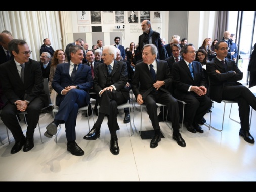 Mattarella al Maxxi per gli 80 anni dell'ANSA
