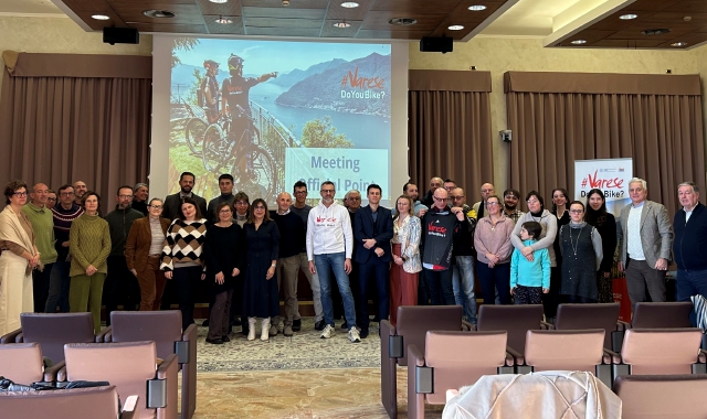 Il meeting alle Ville Ponti con gli operatori per fare il punto sul progetto del cicloturismo