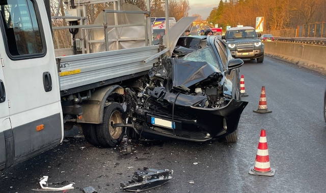 L’incidente sul raccordo