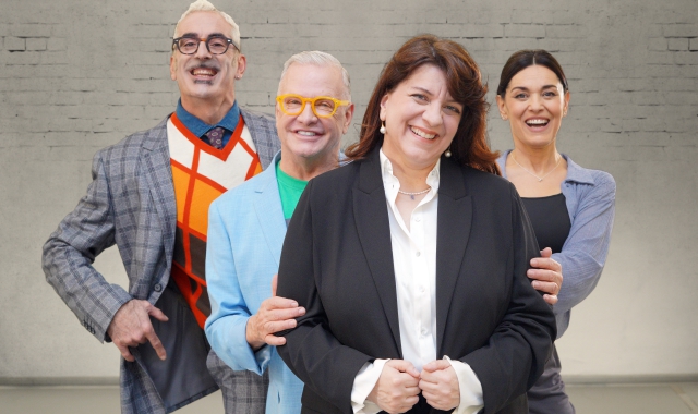 I professori Barbara Cola, Garrison Rochelle, Lorenza Mario e Stefano Bontempi