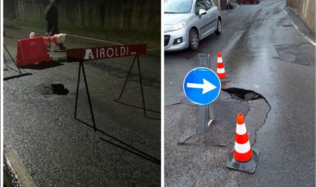 L’asfalto cede a Cavaria e Gallarate