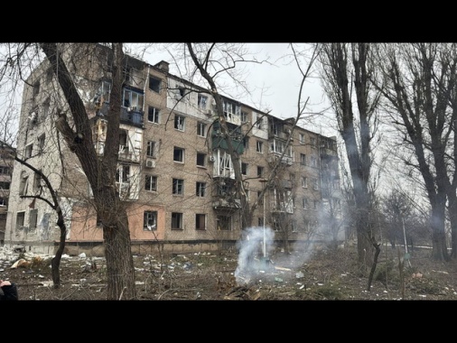 Kiev, attacchi russi nella notte nel Dnipropetrovsk