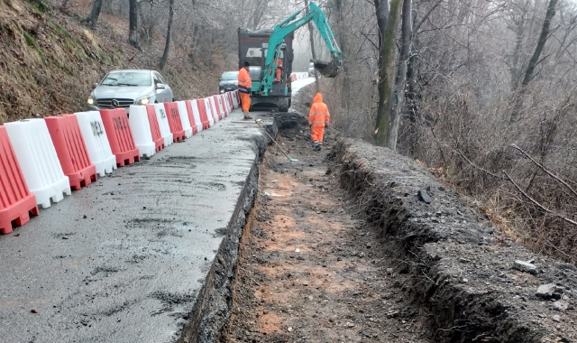 I lavori sulla Provinciale 62