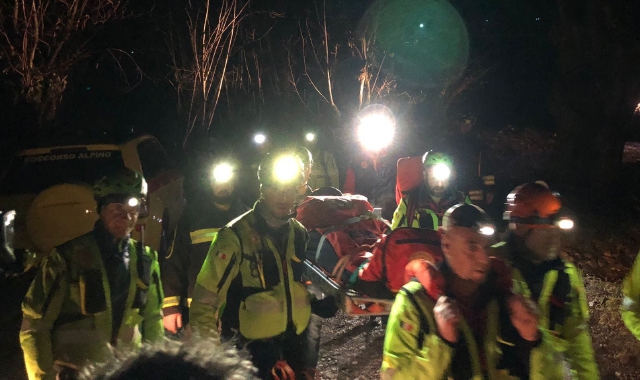 Mobilitato il Soccorso alpino
