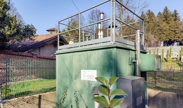 La centralina che “annusa” gli inquinanti è collocata sul ring di via Copelli