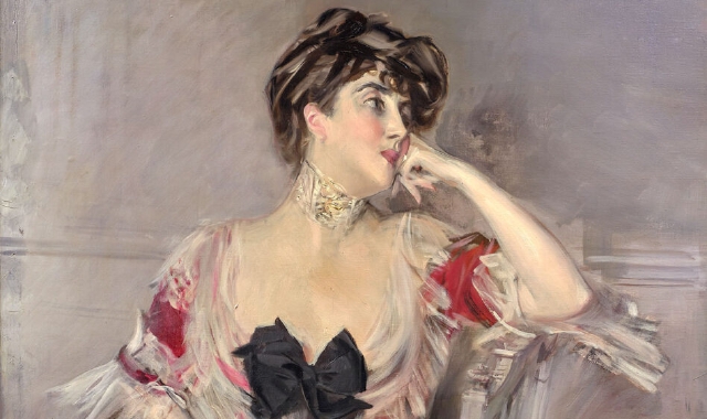 «Ritratto di Miss Bell» di Giovanni Boldini (Genova, Raccolte Frugone)