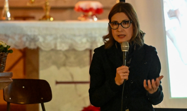 Claudia Koll a Varese (foto Blitz)