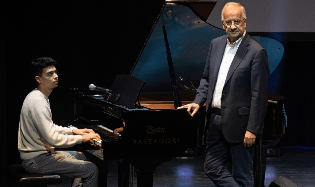 Gabriele Rossi e Walter Veltroni (foto Ilaria Vidaletti)